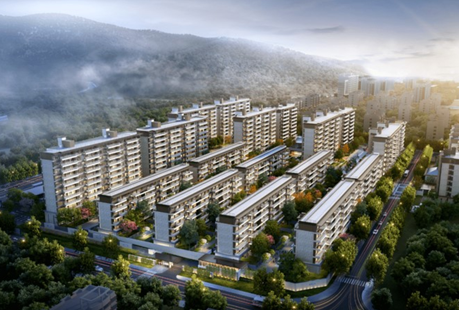 無錫督府天承項目大區裝飾施工工程