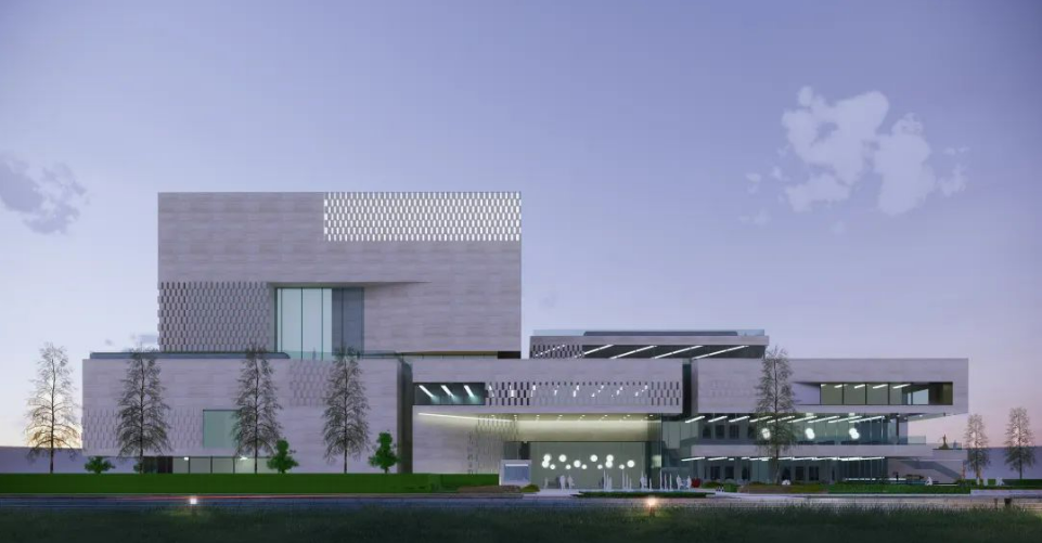 上海荷道建筑-新建寶山區(qū)檔案館幕墻工程(圖3) 上海荷道建筑-新建寶山區(qū)檔案館幕墻工程(圖3)